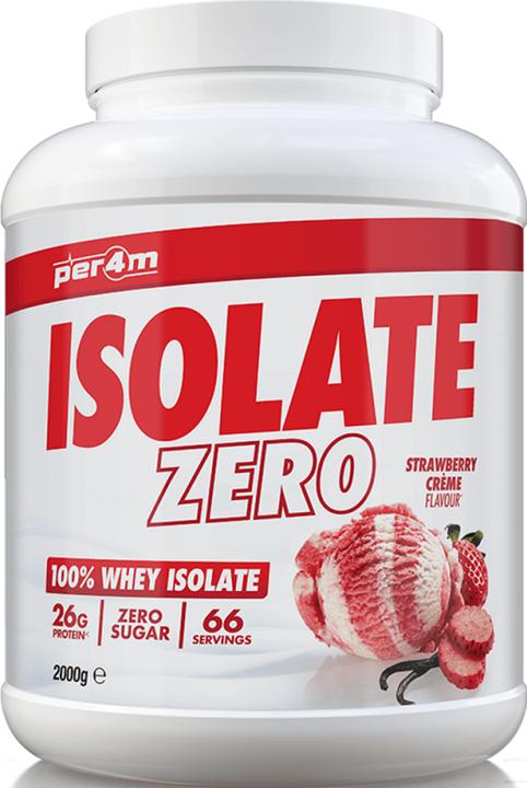 Produktbild Per4m Whey Isolate Zero (2000 g, Erdbeer-Sahne)