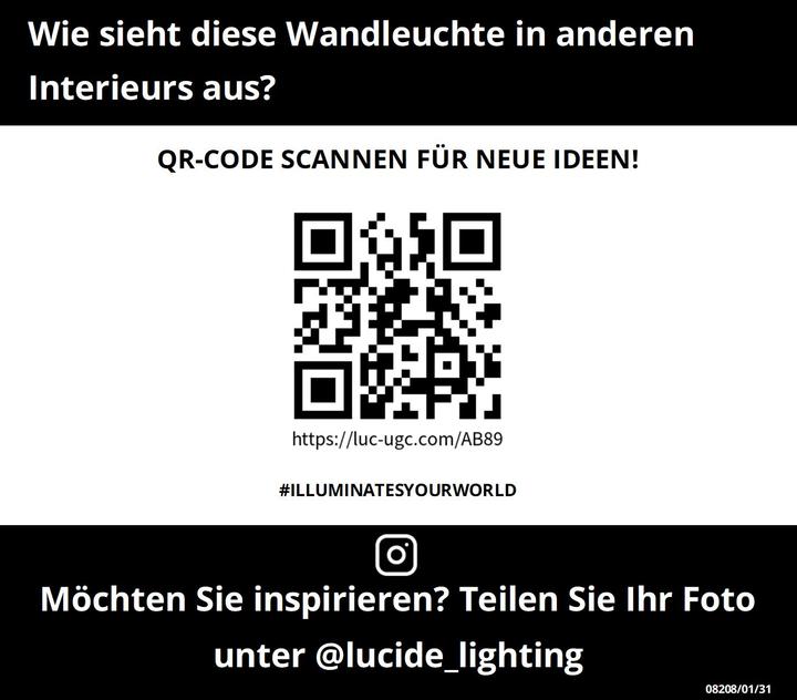 Actual product image Lucide Wall light (E27)