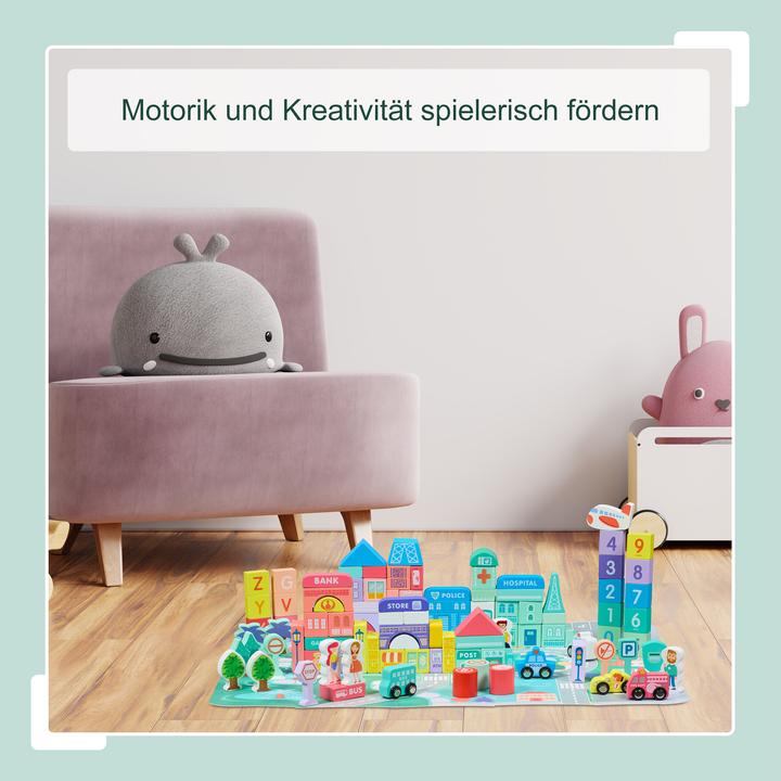 Produktbild Relaxdays Holzbausteine-Set