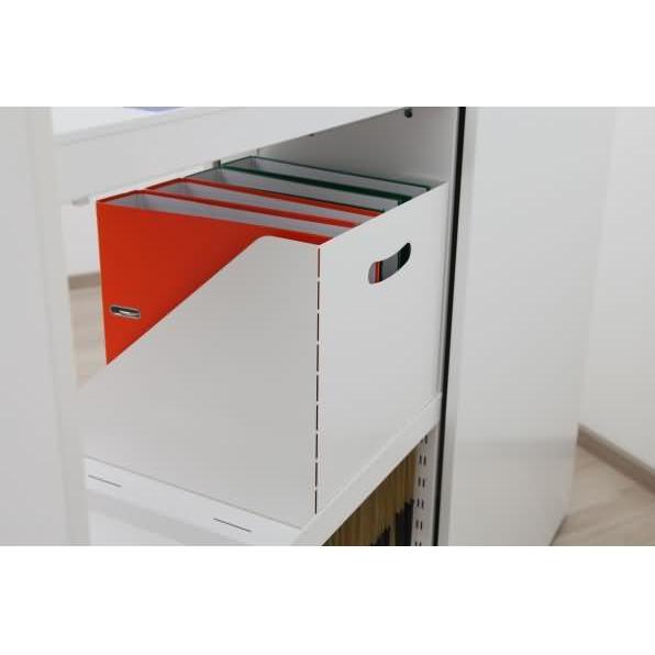 Bisley, Zubehör Büromöbel, Ordnerhalter für Tower Eco HxBxT 325x330x320mm schwarz