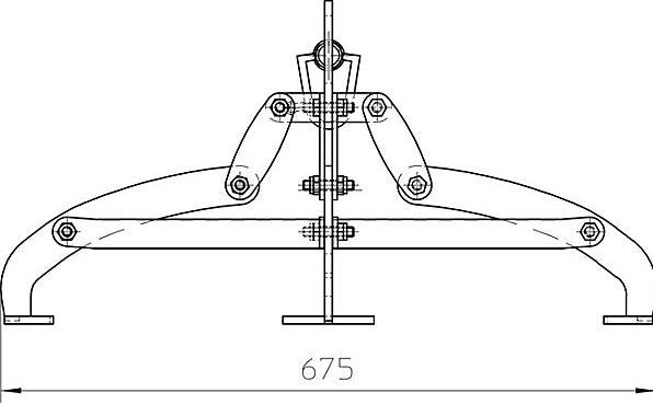 Image du produit eurokraft pro Pince à fûts avec système de serrage à 4 points