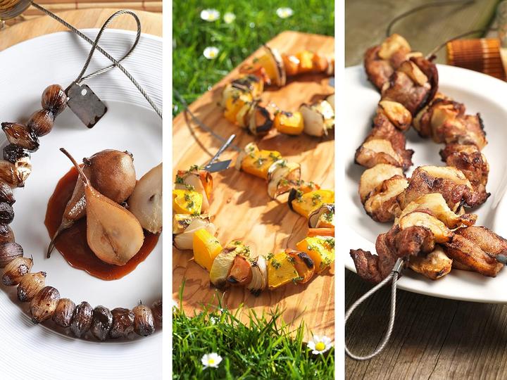 Image du produit FireWire Lot de 2 piques à barbecue flexibles