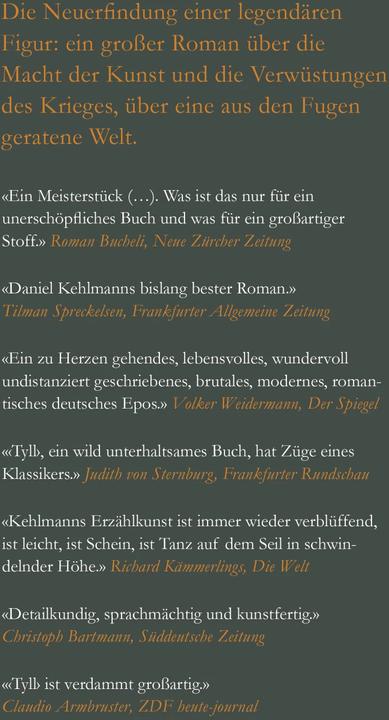 Produktbild Tyll (Deutsch, Daniel Kehlmann, 2017)