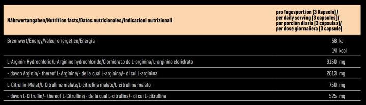 Produktbild Body Attack Arginine Shock (80 Caps) (80 Stk., Kapseln)