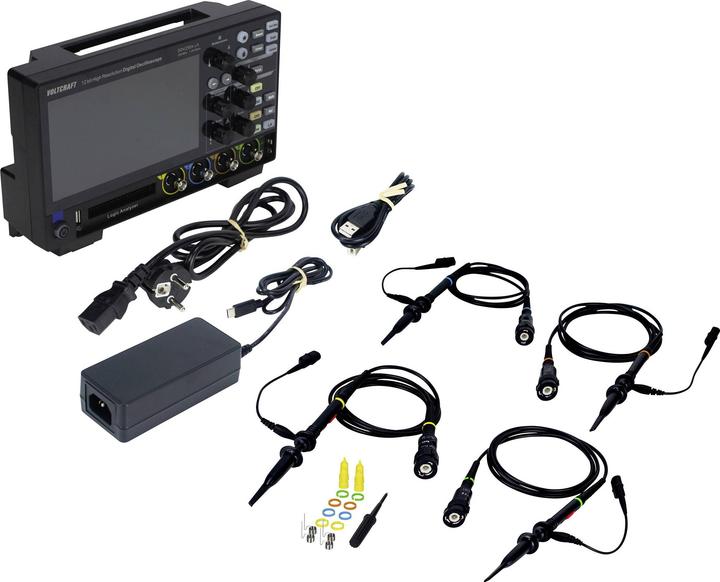 Actual product image Voltcraft DOV2504 LA Digital-Oszilloskop 250 MHz 4-Kanal 1.25 GSa/s 100 Mpts 12 (CAT II)
