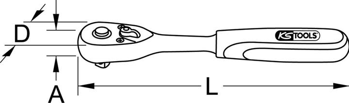 Produktbild KS Tools 920.1490 (1/4")
