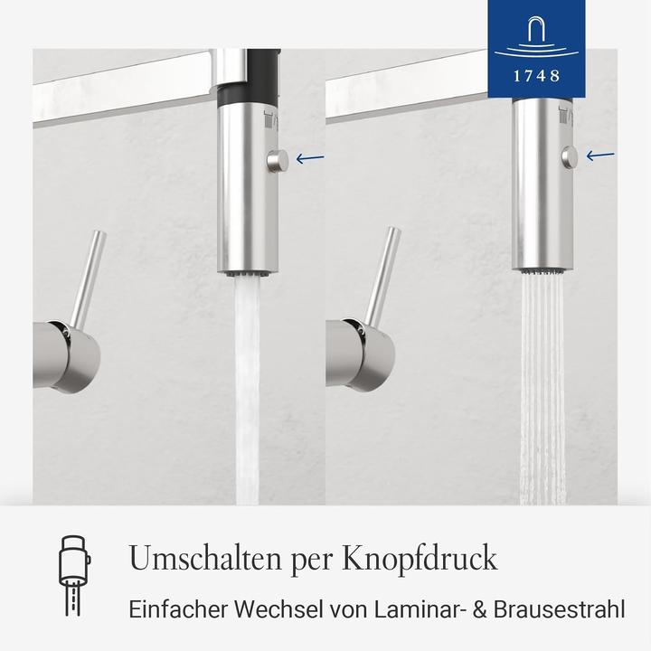 Produktbild Villeroy & Boch Steel Expert 2.0 Küchenarmatur, aus Edelstahl