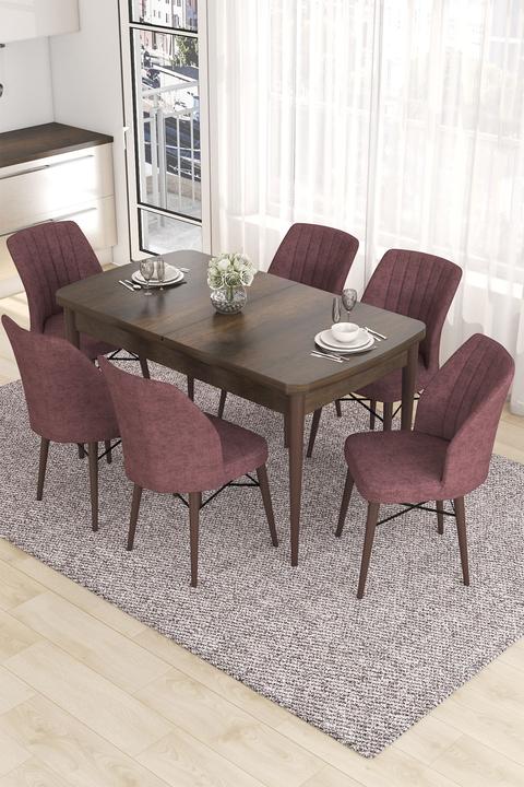 Image du produit Hanah Home Eva Extendable Dining TableChairs Set (Panneau de bois MDF)