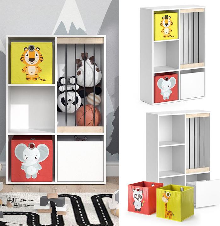 Actual product image Vicco Luigi with 2 folding boxes opt.2 (72 x 29 x 108 cm)