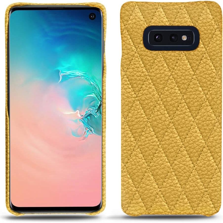 Noreve Lederschutzhülle (Samsung Galaxy S10e), Smartphone Hülle, Orange