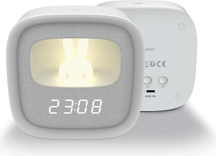 Immagine prodotto Forever Light Sveglia con luce notturna a LED Bunny PURE FNL-06 AURORA quadrato bianco
