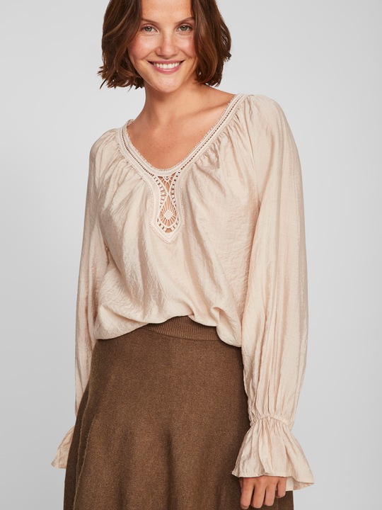 Actual product image Vila V-neck top with long sleeves (38)