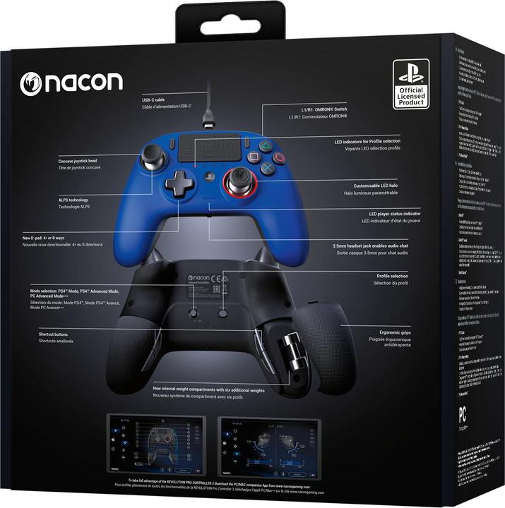 Actual product image Nacon Gaming Revolution Pro Controller 3 Camouflage USB 3.2 Gen 1 (3.1 Gen 1) Gamepad PC, PlayStation 4 (PS4, PC)