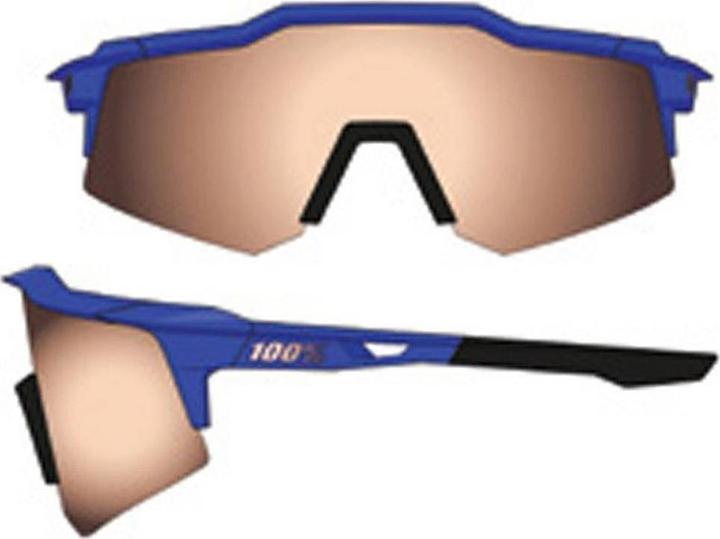 Actual product image 100% Speedcraft XS Soft Tact Shine (gloss cobalt blue, hiper copper mirror)