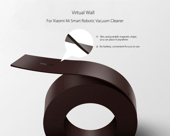 Actual product image Hermex XIAOMI Mi Robot Roborock S50 Vacuum Cleaner Magnetband Invisible Wall Saugroboter 2M