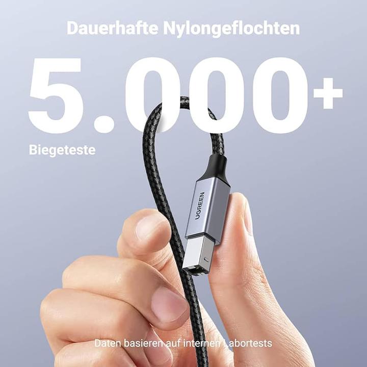 Image du produit Ugreen USB C – USB B (1 m, USB 2.0)