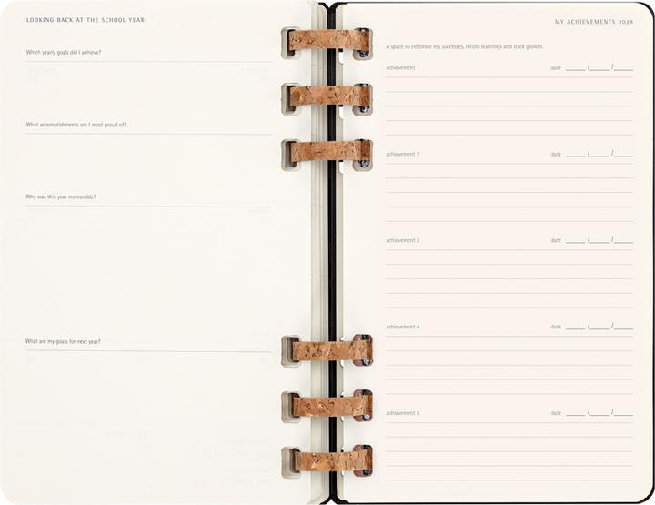 Produktbild Moleskine 12 Monats Life Kalender mit Spiralbindung 2024, Large/A5, Wochen-Monatskalender, Fester (19 x 21 cm)