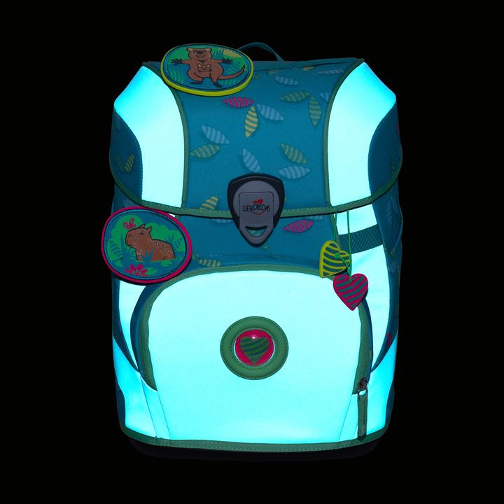 Actual product image Derdiedas ErgoFlex Tiny Exklusiv Superflash School Backpack Set 5-Piece Paradise (21 l)