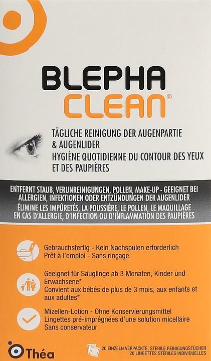 Produktbild Théa Blephaclean (20 Einzeln verpackte, Sterile Reinigunstücher)