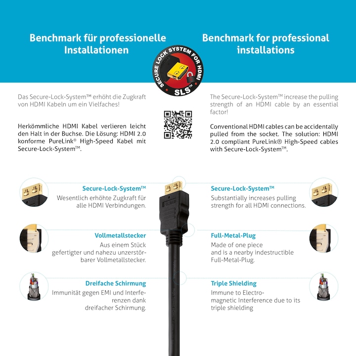 Actual product image Purelink HDMI (Typ A) — HDMI (Typ A) (3 m, HDMI)
