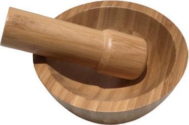 Actual product image Bekos Bamboo mortar with pestle