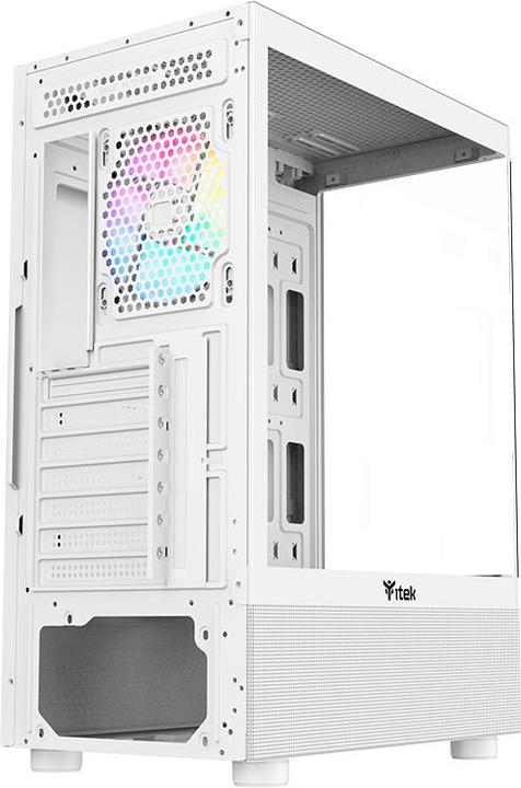 Immagine prodotto Itek Boitier Moyen Tour ATX Showbui 33 RGB avec panneaux vitrés (Blanc) (ATX, mATX, Mini-ITX)