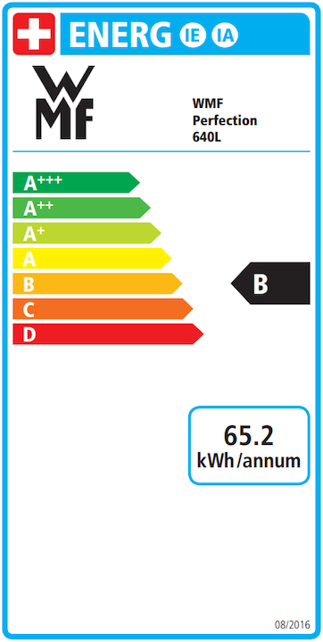 Energielabel WMF Perfection 640 (EU-stekker)