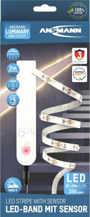 Produktbild Ansmann LED-Band mit Sensor (Warmweiss, 200 cm, Indoor)
