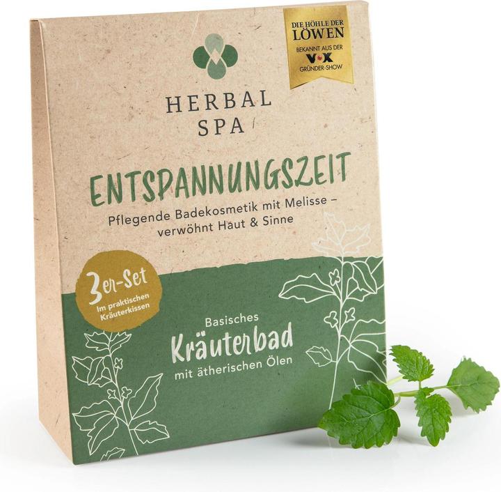 Herbal Spa Badekissen Entspannungszeit 3er Set (Badesalz)