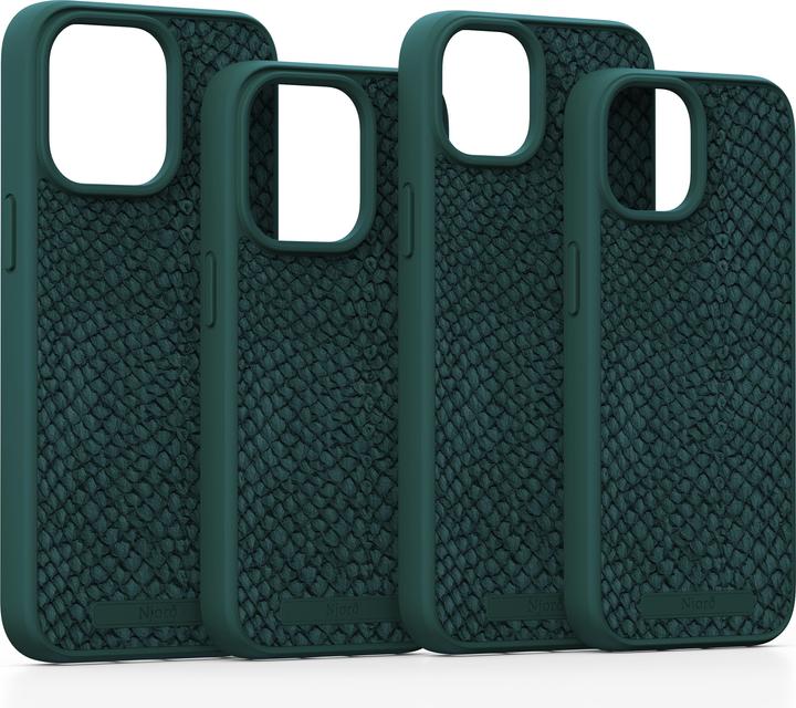 Produktbild Njord Salmon Leather Magsafe Case for iPhone 15 Pro Max, Green (Apple iPhone 15 Pro Max)