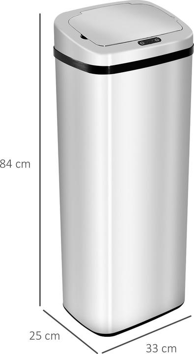 Actual product image Homcom Automatic trash can 50L (50 l)