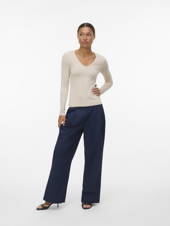 Produktbild Vero Moda Vmlava Glitter Ls V-Neck Top Stripe Noos (S)