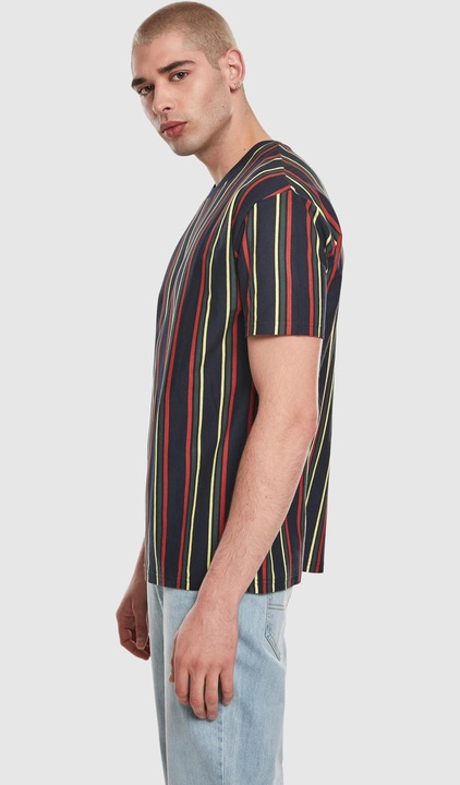 Produktbild Urban Classics Printed Oversized Retro Stripe Tee (3XL)