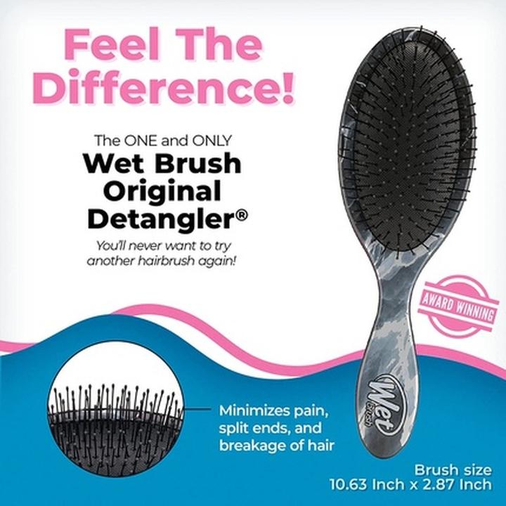 Produktbild Wet Brush Original Detangler Metallic Marble Onyx - Hairbrush -