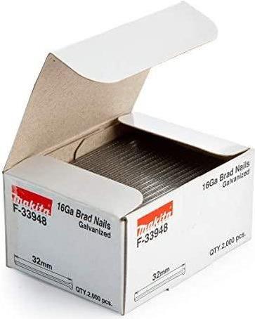 Actual product image Makita F-33948 Studs 1.6X32mm 16ga 2000pcs.
