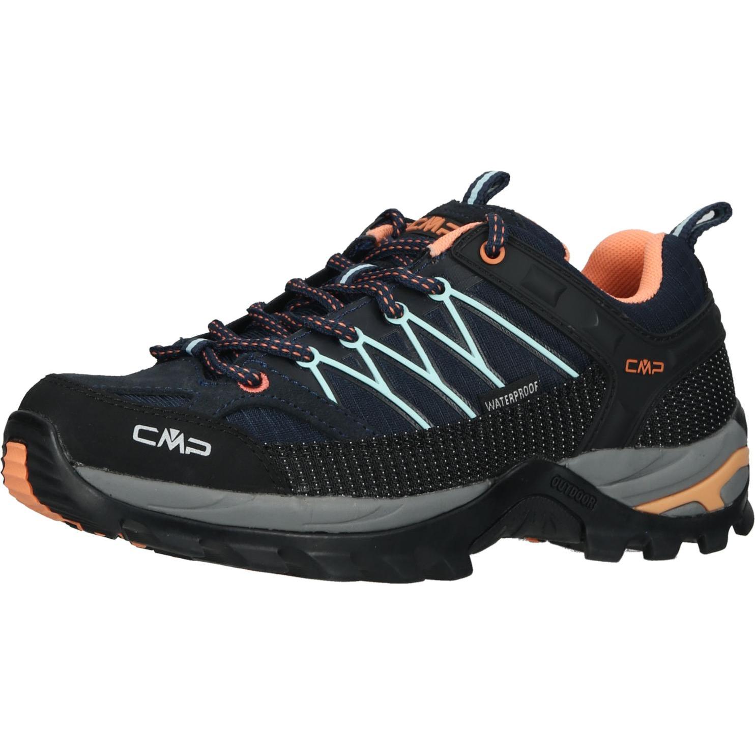CMP Campagnolo, Damen, Wanderschuhe, Rigel Low WP Shoes (37), Schwarz