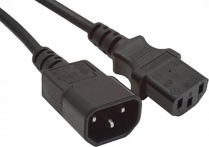 Actual product image Gembird PC-189 Power supply extension cable (1.80 m)