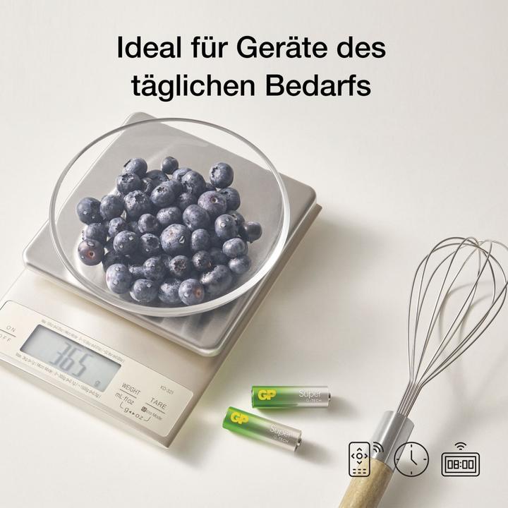 Actual product image GP Batteries 6+4 GP Super Alkaline 1.5V AAA Micro LR03 GPSUP24A997C10 (10 pcs., AAA)