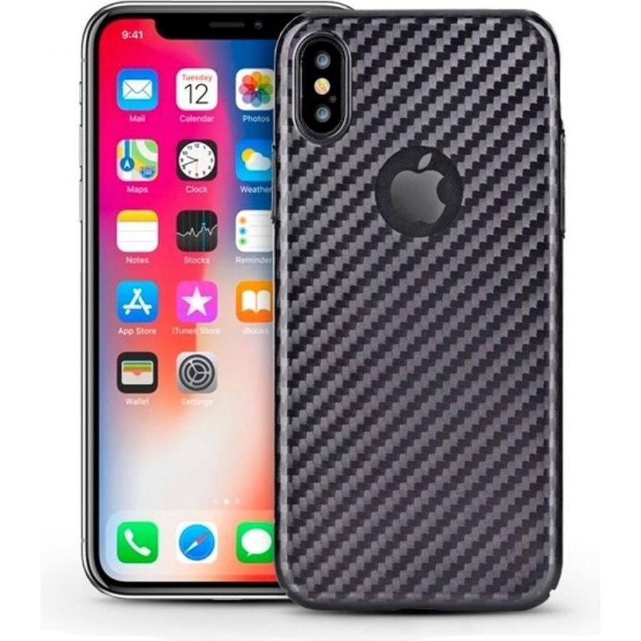 Devia Custodia iPhone X LINGER (Apple iPhone X), Cover smartphone, Nero