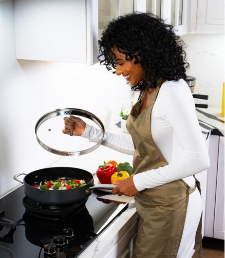 Produktbild Zyliss Bratpfanne mit Glasdeckel Ultimate Pro (Bratpfanne, Aluminium, Edelstahl, Keramik, 28 x 14.40 cm)