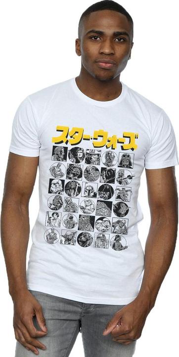 Immagine prodotto Star Wars Japanese Character Thumbnail Maglietta Uomo (XL)