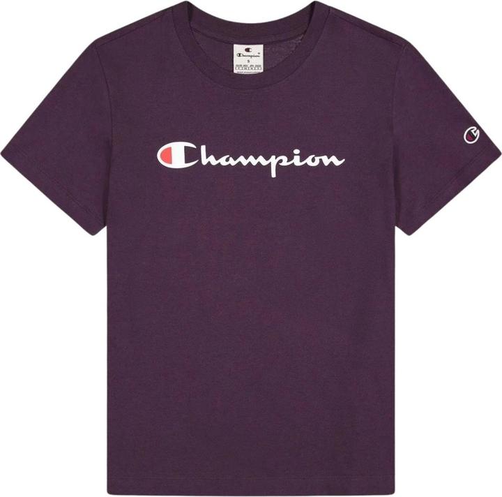 Actual product image Champion Koszulka damska SS Tee fioletowa 117534 VS503 M (M)