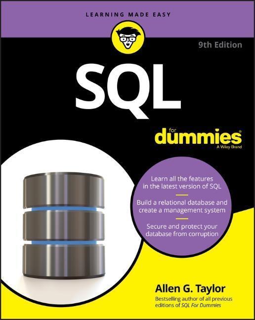 Produktbild SQL for Dummies (Englisch, Allen G. Taylor, 2019)
