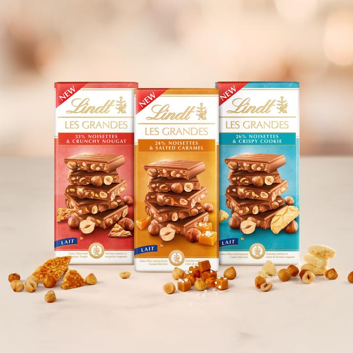 Immagine prodotto Lindt Les Grandes Milch Nuss Salted Caramel (150 g)