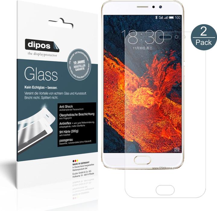 Produktbild Dipos Displayschutz Anti-Shock (1 Stück, Meizu Pro 6 Plus)