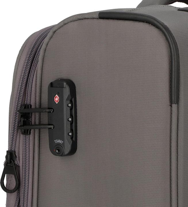 Immagine prodotto D&N Travel Line 9704 Carrello cabina a 4 ruote S 55 cm con ripiegamento elastico (38 l)