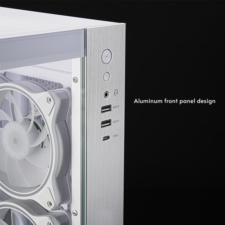 Produktbild Chieftec Visio GM-30W-TG-OP (weiss, Tempered Glass x 2) (ATX, mATX, Mini-ITX)