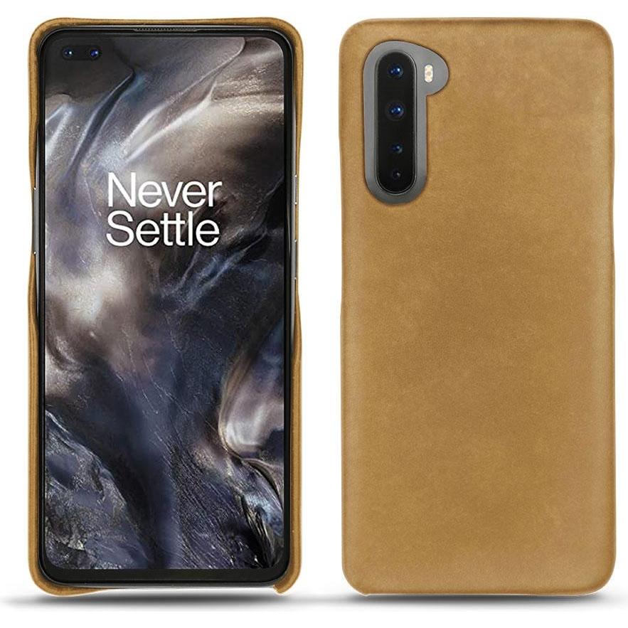 Thumbnail - Noreve Lederschutzhülle (OnePlus Nord), Smartphone Hülle, Braun
