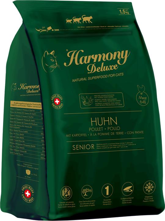 Produktbild Harmony Cat Deluxe Halbfeuchtes Katzenfutter Senior Huhn (Senior, 300 g)
