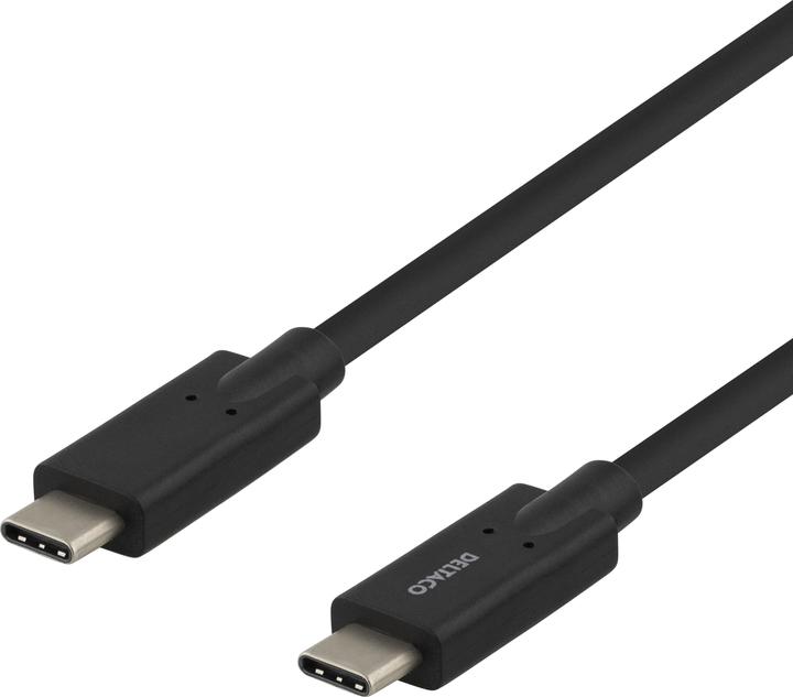 Produktbild Deltaco USB-C - USB-C kabelis, 5Gbit (2 m, USB 3.2 Gen 1)